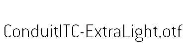 ConduitITC-ExtraLight