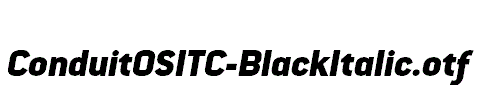 ConduitOSITC-BlackItalic