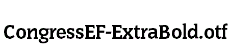 CongressEF-ExtraBold