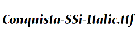 Conquista-SSi-Italic