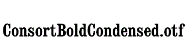 ConsortBoldCondensed
