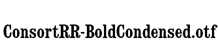 ConsortRR-BoldCondensed
