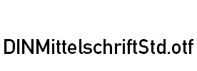 DINMittelschriftStd