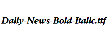 Daily-News-Bold-Italic