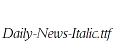 Daily-News-Italic