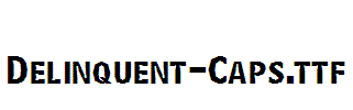 Delinquent-Caps