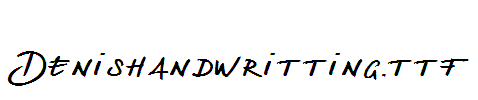 Denishandwritting