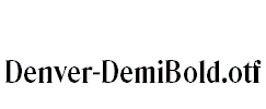 Denver-DemiBold