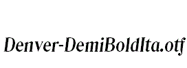 Denver-DemiBoldIta