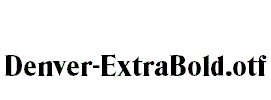 Denver-ExtraBold