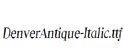 DenverAntique-Italic