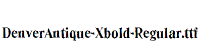 DenverAntique-Xbold-Regular