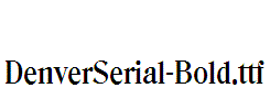 DenverSerial-Bold