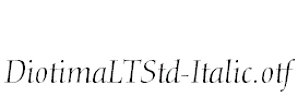 DiotimaLTStd-Italic