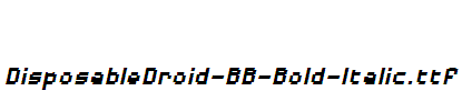 DisposableDroid-BB-Bold-Italic