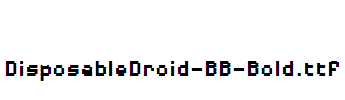 DisposableDroid-BB-Bold