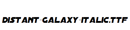 Distant-Galaxy-Italic