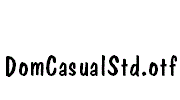 DomCasualStd