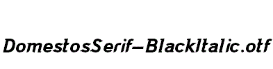 DomestosSerif-BlackItalic