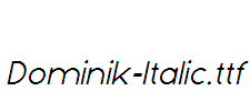 Dominik-Italic