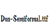 Don-Semiformal