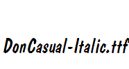 DonCasual-Italic