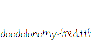 Doodolonomy-Fred