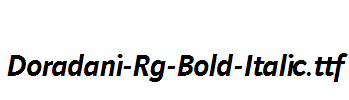 Doradani-Rg-Bold-Italic