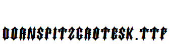 DornspitzGrotesk