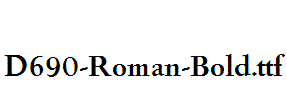 D690-Roman-Bold