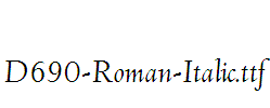 D690-Roman-Italic