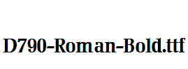 D790-Roman-Bold