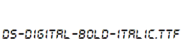 DS-Digital-Bold-Italic