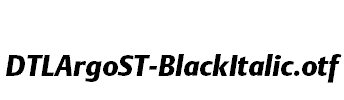 DTLArgoST-BlackItalic