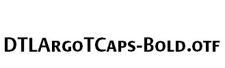 DTLArgoTCaps-Bold