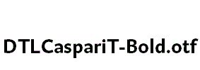 DTLCaspariT-Bold