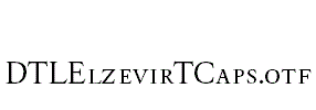 DTLElzevirTCaps