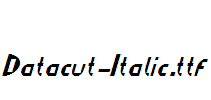 Datacut-Italic