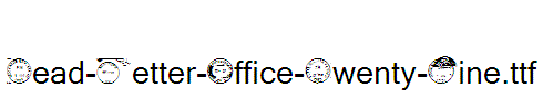 Dead-Letter-Office-Twenty-Nine