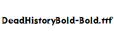 DeadHistoryBold-Bold