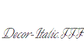 Decor-Italic