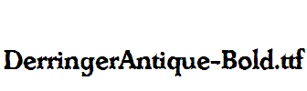 DerringerAntique-Bold