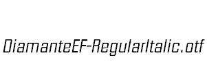 DiamanteEF-RegularItalic