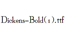 Dickens-Bold(1)