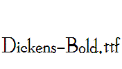 Dickens-Bold