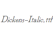 Dickens-Italic