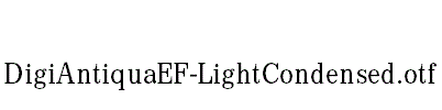 DigiAntiquaEF-LightCondensed