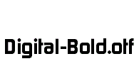 Digital-Bold