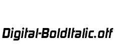 Digital-BoldItalic