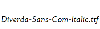 Diverda-Sans-Com-Italic